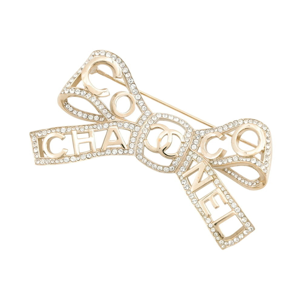 CHANEL Logo Brooch